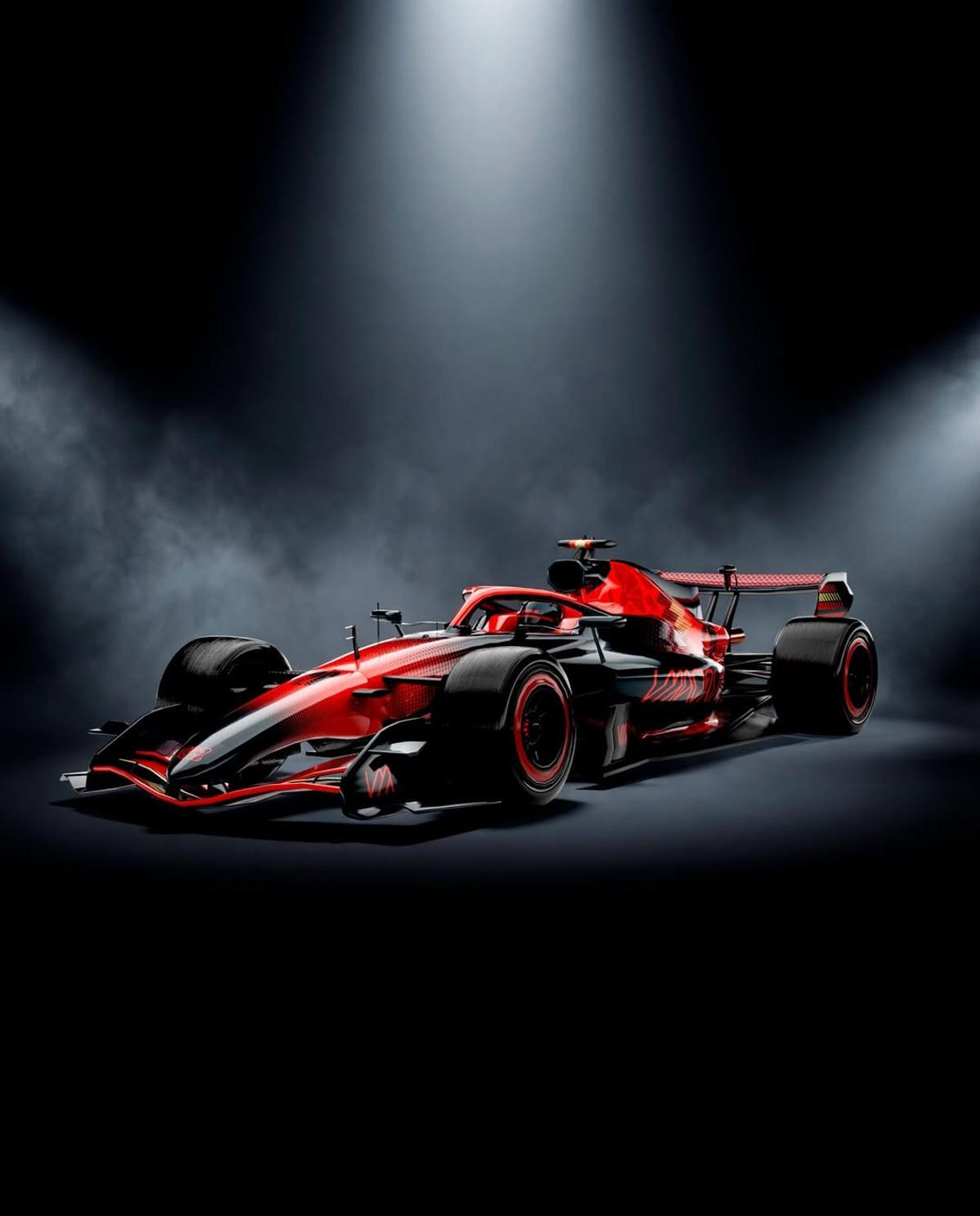 Con el rojo como color predominante y detalles en amarillo, el coche evoca los colores de la bandera España y de la Comunidad de Madrid