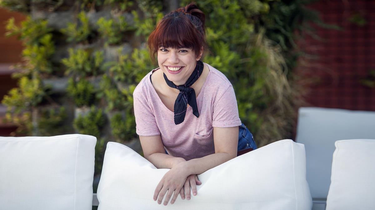 Elisa Victoria, en Barcelona. Elisa Victoria, en Barcelona.