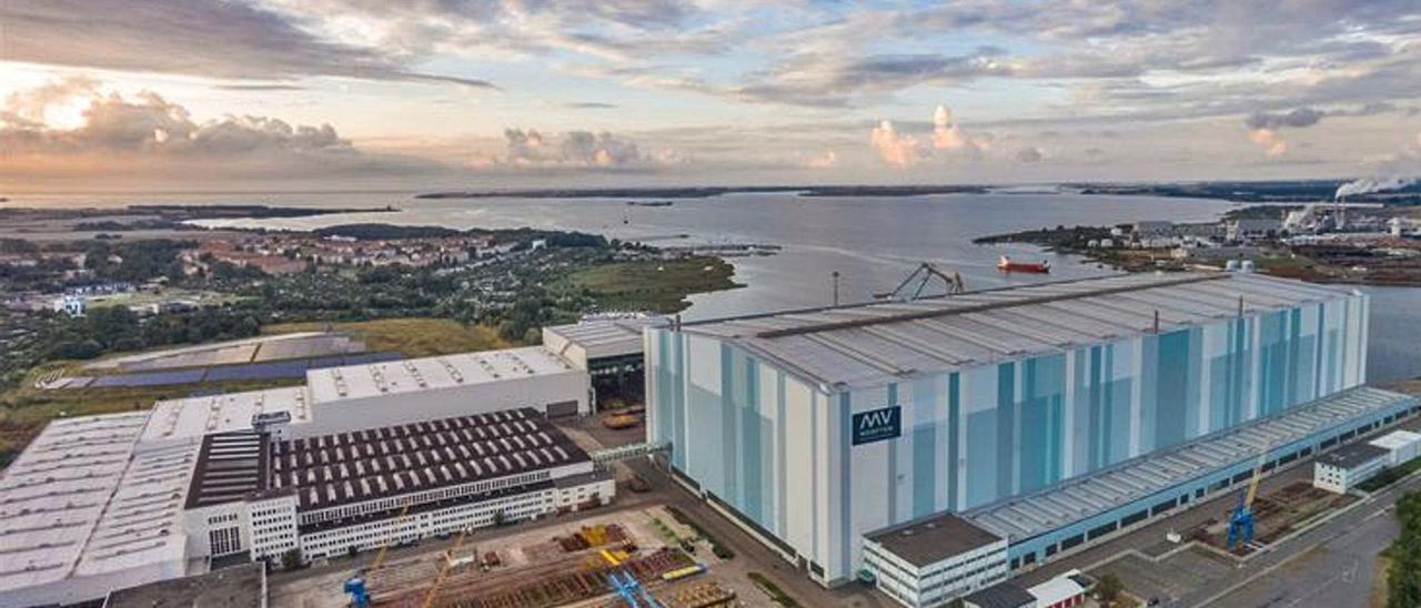 Instalaciones de MV Werften en  Wismar.