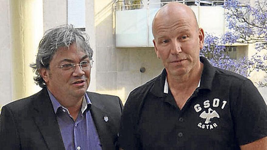 Antoni Garau e Ingo Volckmann, el pasado martes.