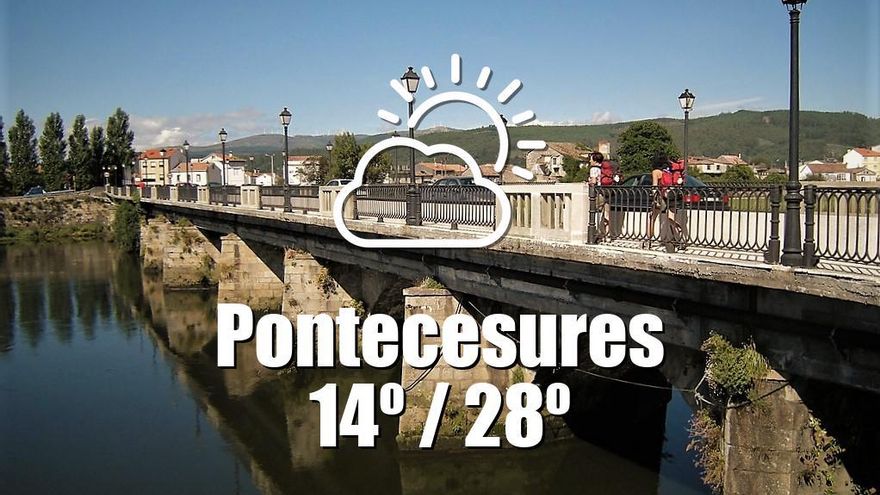 El tiempo en Pontecesures: previsión meteorológica para hoy, domingo 22 de junio