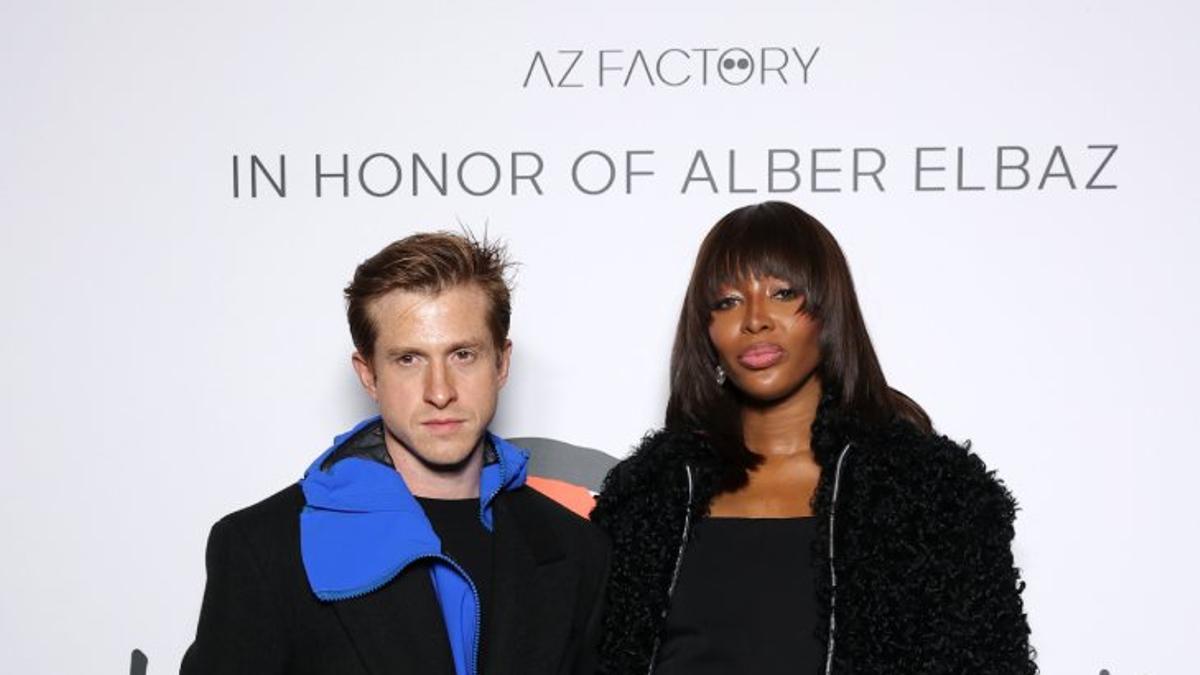 Daniel Lee y Naomi Campbell