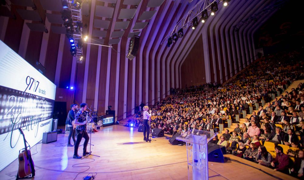 Gala 25 aniversario de la  97.7 en el Palau de Les Arts