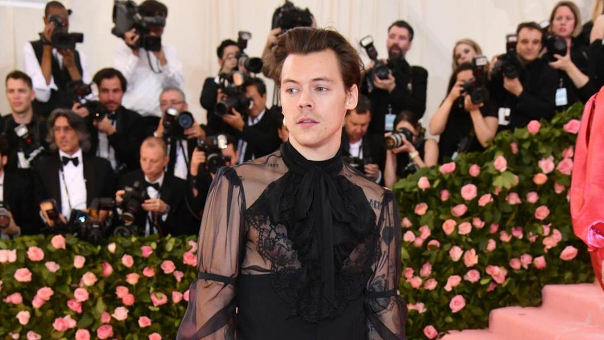 Harry Styles en la alfombra roja de la Met Gala 2019