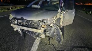 Imagen del accidente en Figueres