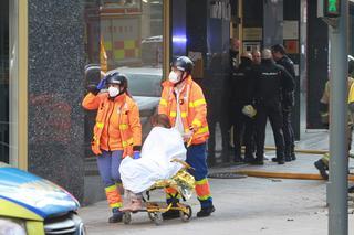 Tres heridos en un fuego en un ático en Ourense