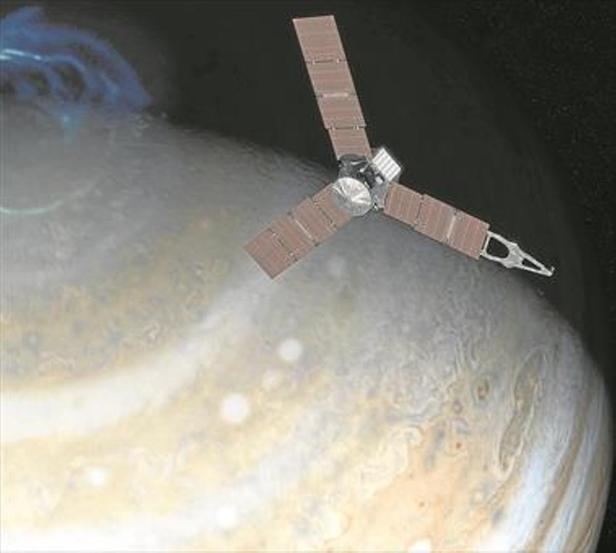 Juno llega a Júpiter