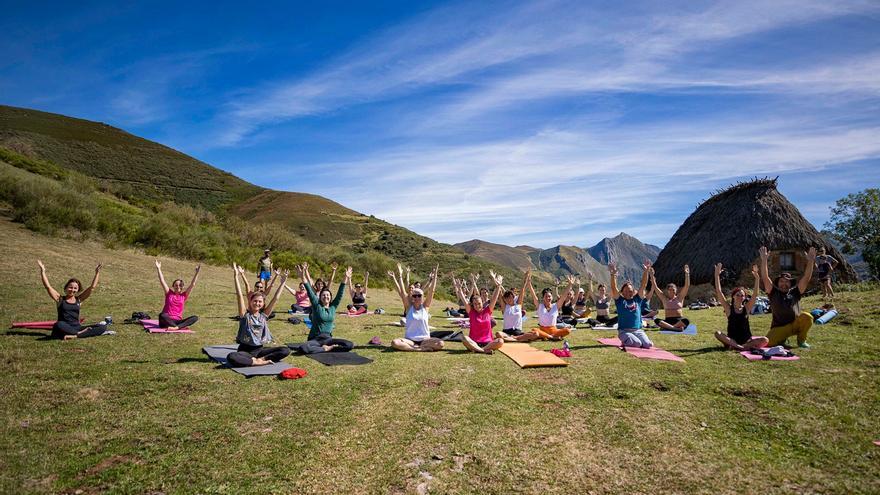 Somiedo, un estudio de yoga al aire libre