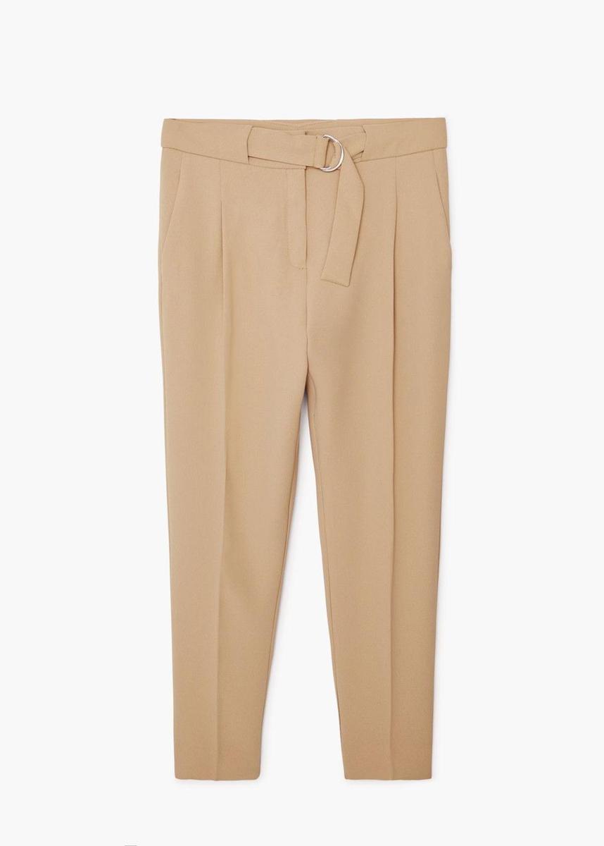 Tesoros de rebajas 'mid season', pantalón baggy con cinturón de Mango (14,99€)