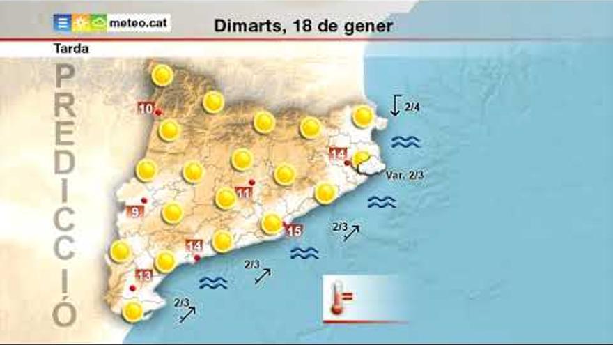 El fred extrem s&#039;estableix a les comarques centrals aquest dimarts