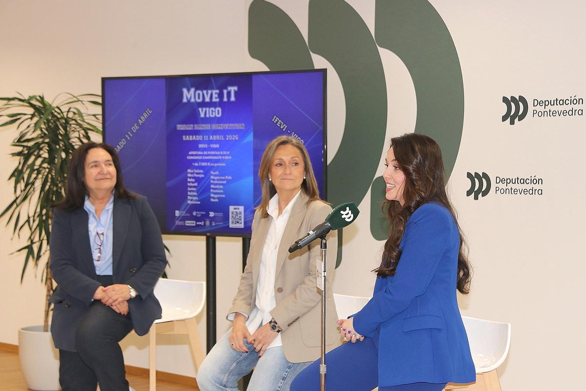 Ortiz, Sánchez y Rodríguez, en la presentación.