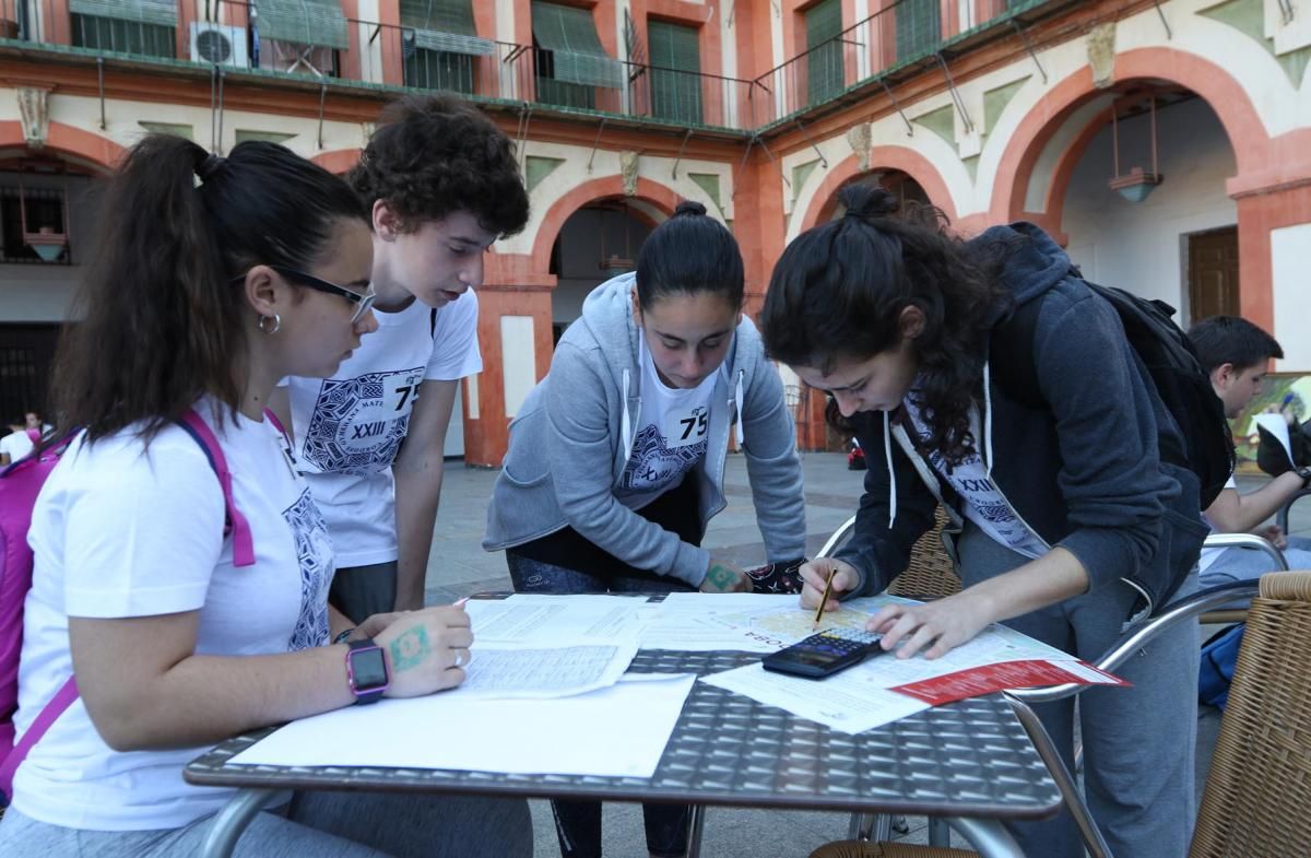 Más de 800 escolares compiten en la 23ª yincana matemática por Córdoba