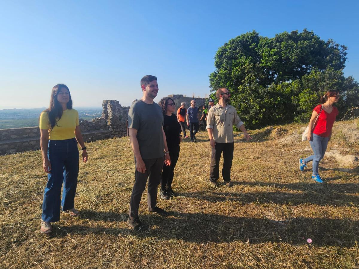 Acceso al castillo de Bairén tras concluirse la tercera fase.