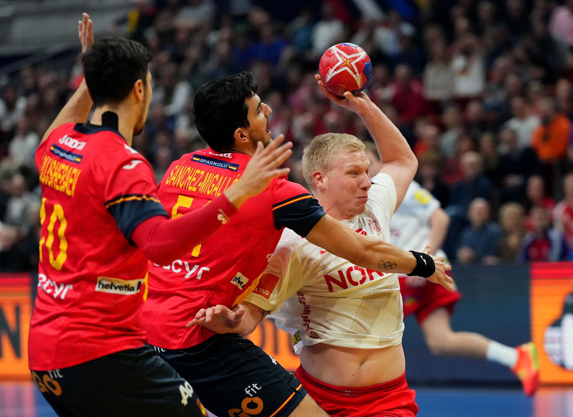 Semifinal del Mundial de balonmano 2023 entre España y Dinamarca