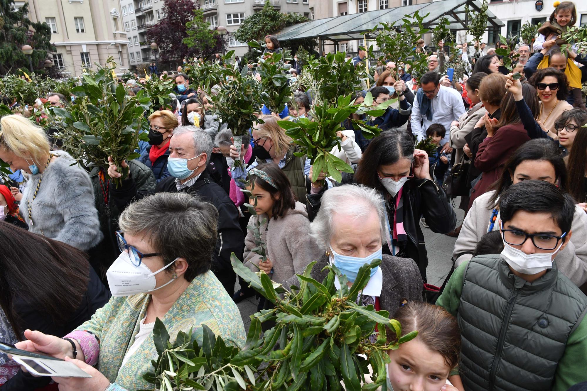 La procesión de la borriquilla en A Coruña