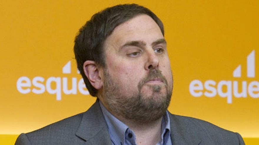 El presidente de ERC, Oriol Junqueras