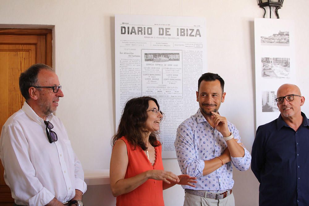 Inauguración de la muestra de Portada de Diario de Ibiza