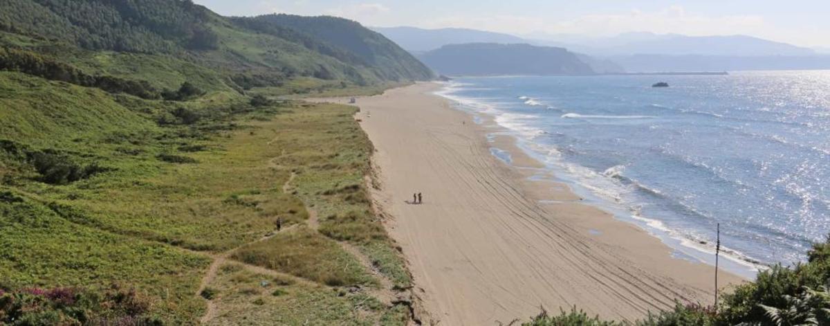 La playa de Salinas.