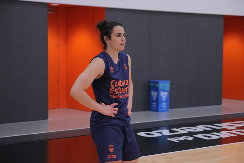 Entrenamiento individual Valencia BAsket femenino