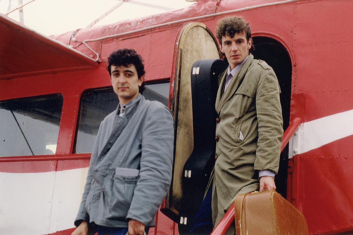 El Último de la Fila, a punto de despegar: Manolo García y Quimi Portet en 1986.