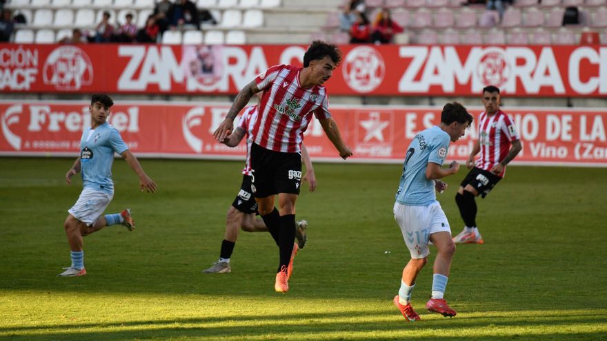 GALERÍA | El Zamora CF - Celta Fortuna, en imágenes