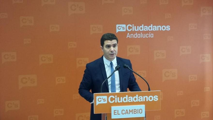 El portavoz adjunto del grupo parlamentario de Ciudadanos (Cs), Sergio Romero