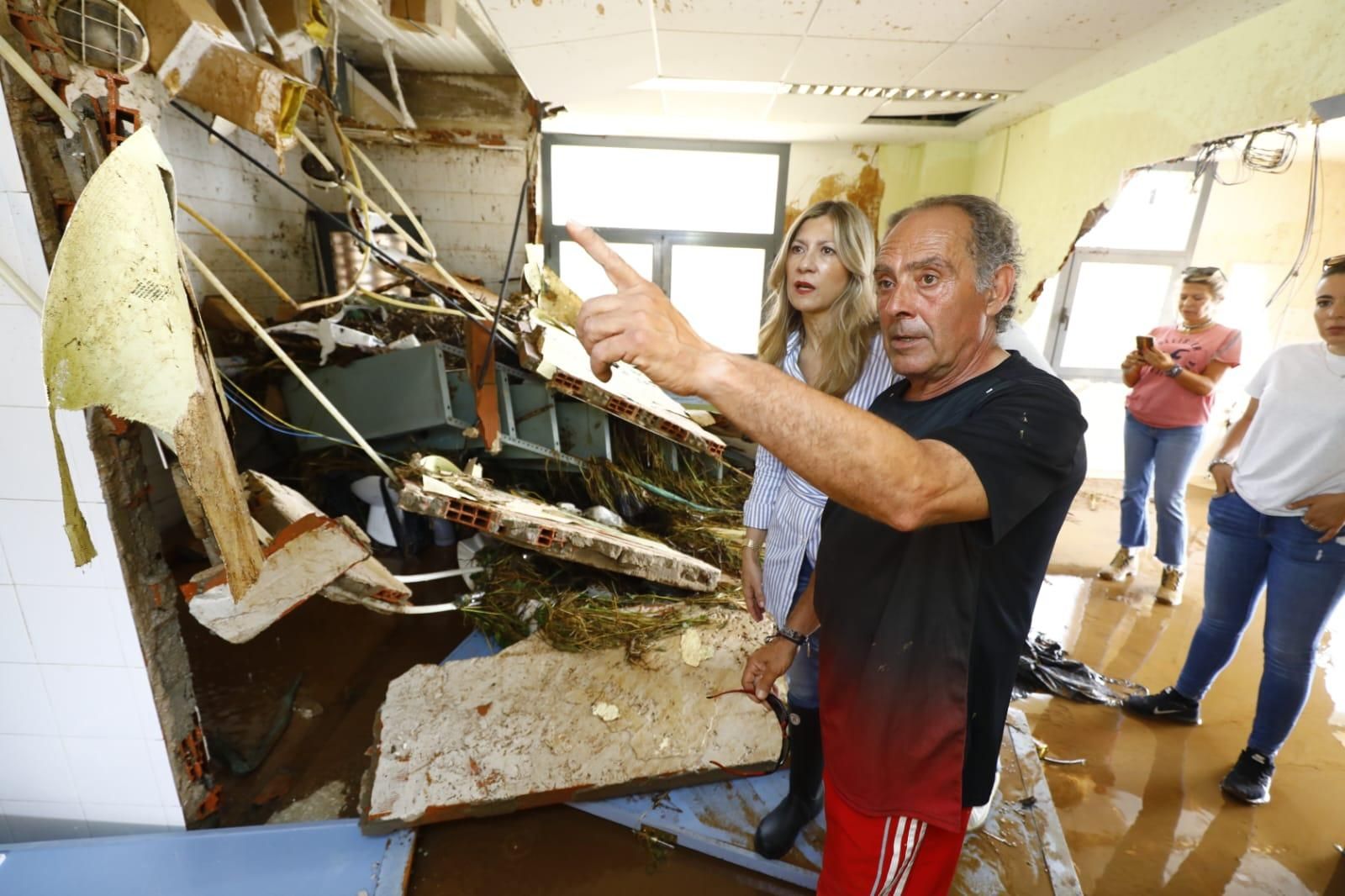 En imágenes | Así ha quedado Azuara tras la fuerte tormenta que causó destrozos este viernes