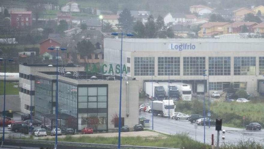 Vista del Centro Logístico de Transportes (CLT) de Ledoño.