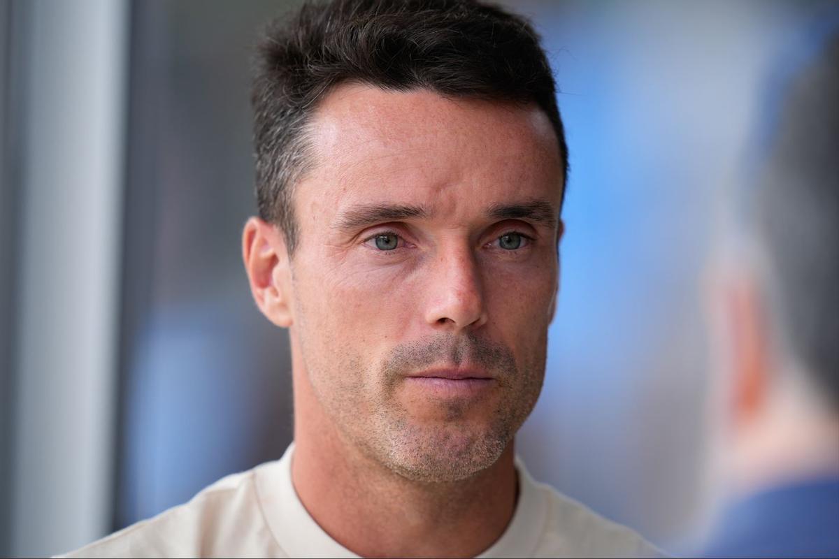 Roberto Bautista, durante su rueda de prensa en el Mutua Madrid Open