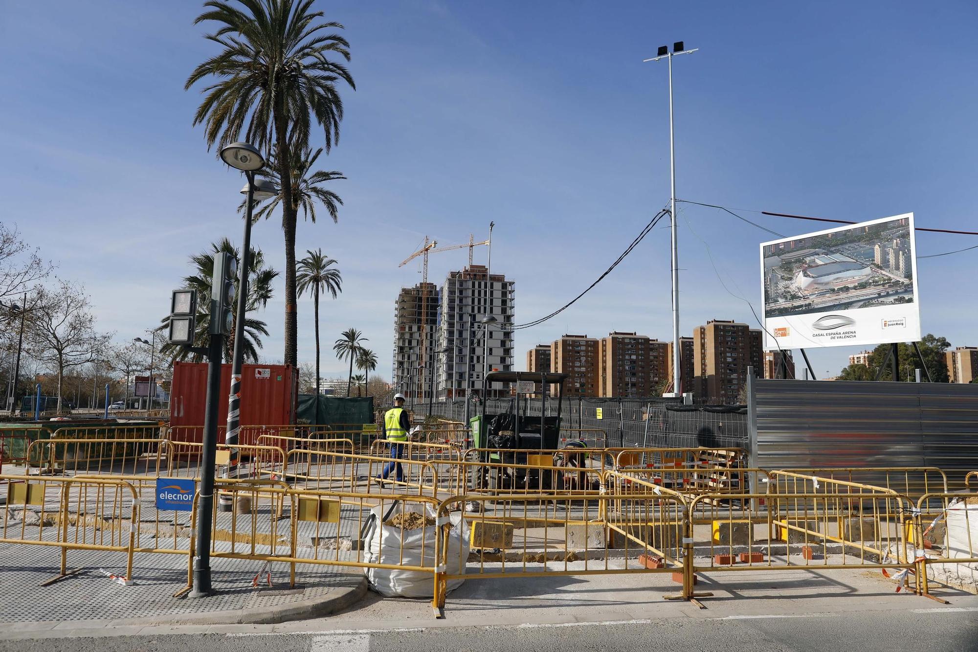 Las obras del Casal España Arena de València