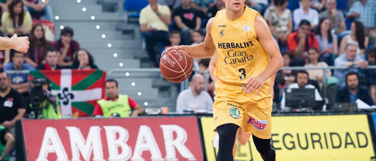 Kevin Pangos durante su etapa en el Herbalife Gran Canaria.