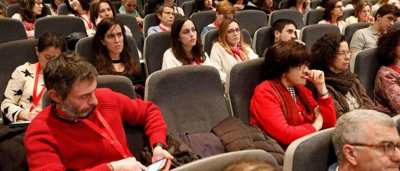 Participantes en el congreso, que dio comienzo ayer.