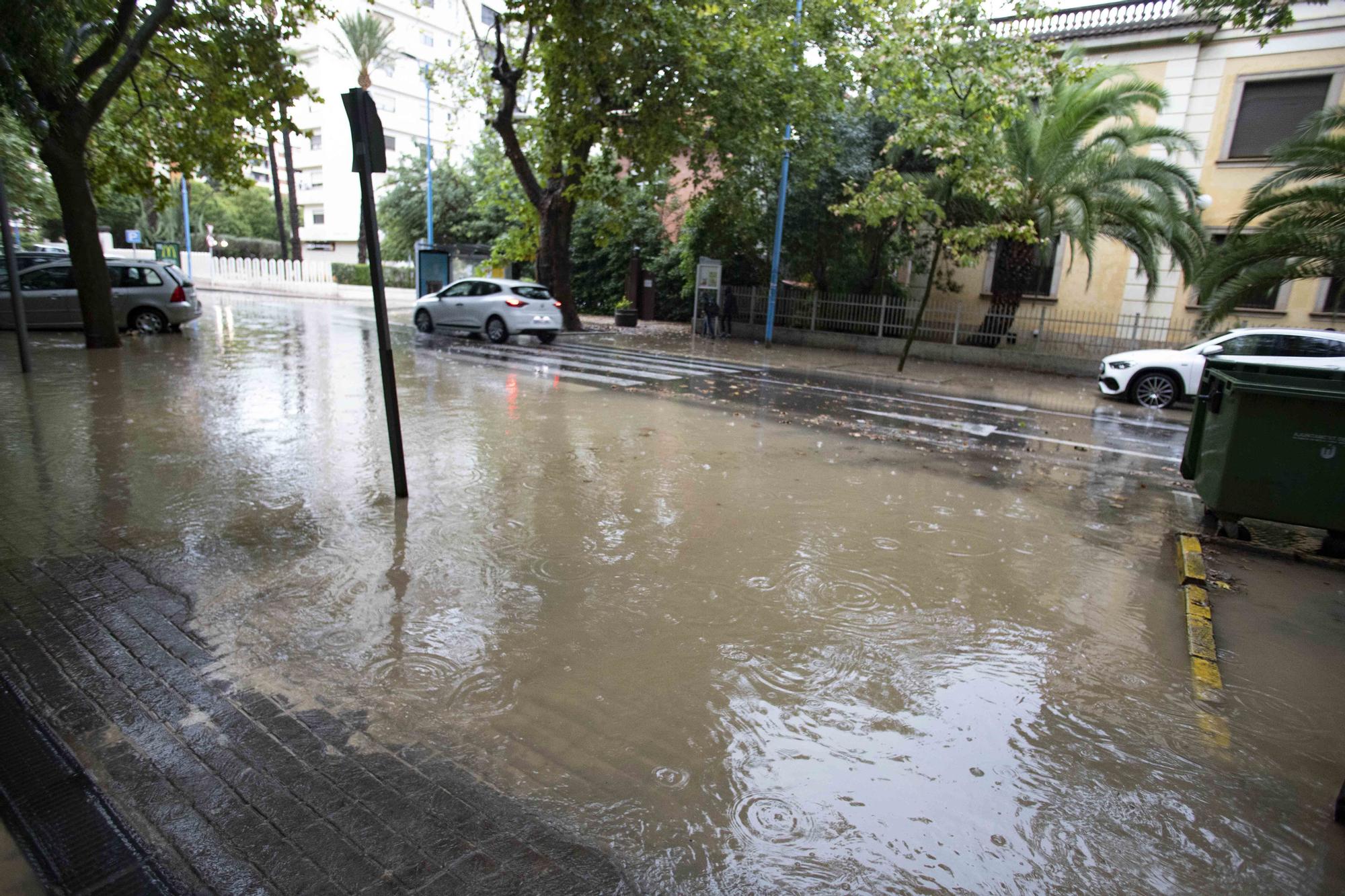 La tormenta descarga hasta 55 litros en Xàtiva