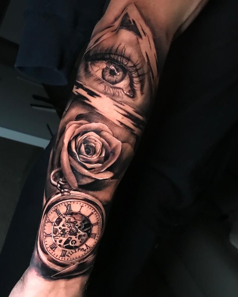 Arte de Pxa Body Art en el brazo de Daniel Wass