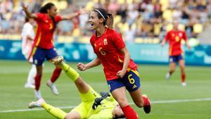 Aitana Bonmatí anotó ante Japón el primer gol de España en unos Juegos Olímpicos