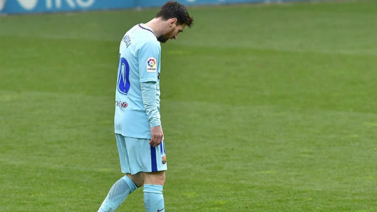 LALIGA | Eibar-Barça (0-2): Messi volvió a encontrarse con el palo y ya van 17