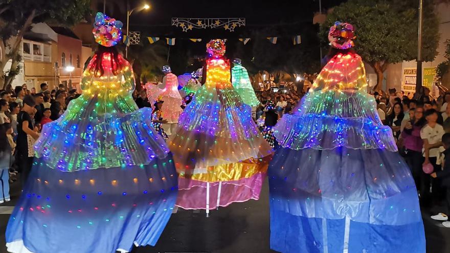 Encendido navideño de Agüimes en una foto de archivo del pasado 15 de noviembre. | LP/DLP