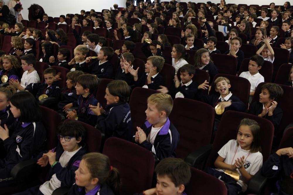 Encuentro del medallista olímpico, Saúl Craviotto, con alumnos del Colegio La Asunción