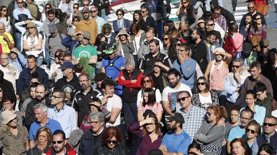 Manifestación esta mañana en Vigo. // Ricardo Grobas