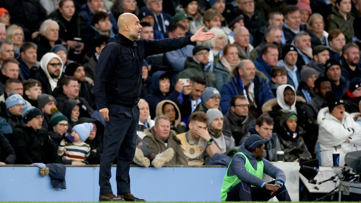 Pep Guardiola, entrenador del Manchester City