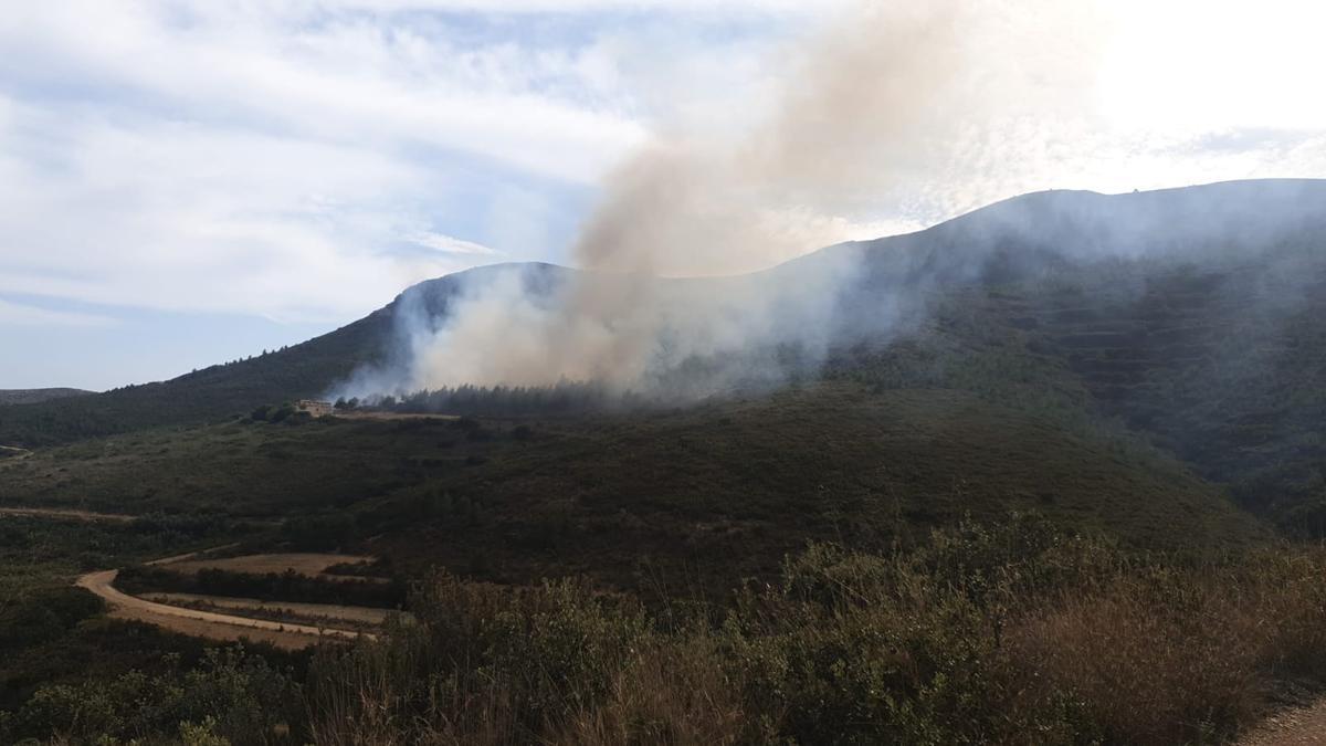 Incendio en Chiva