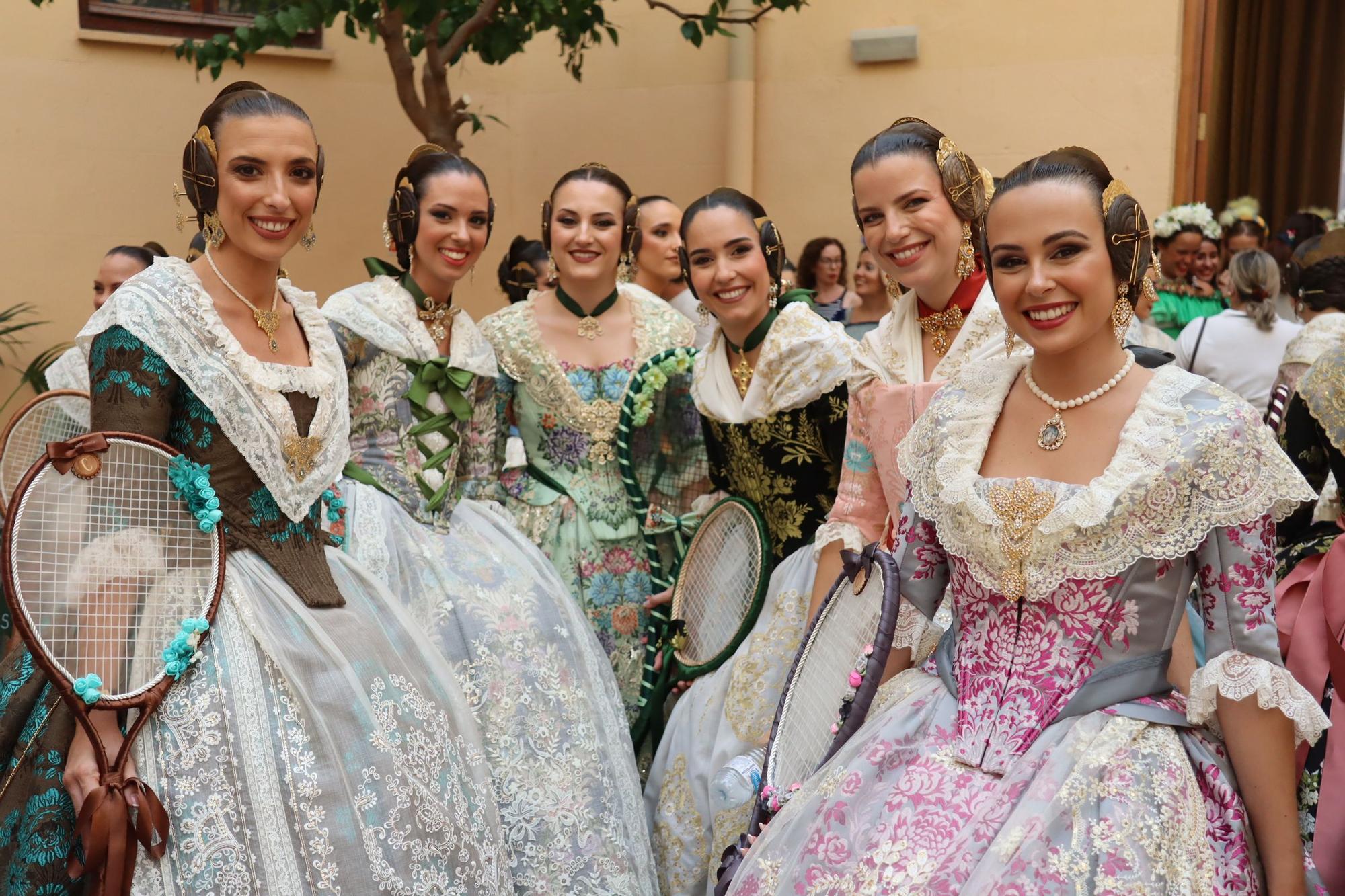 La Batalla de Flores de las candidatas a Falleras Mayores de València