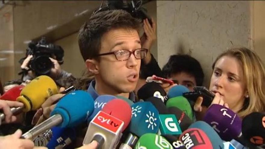 Errejón: &quot;No vamos a dejar que gobierne Rajoy&quot;