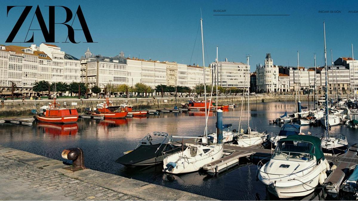 Portada de la guía de Zara sobre A Coruña