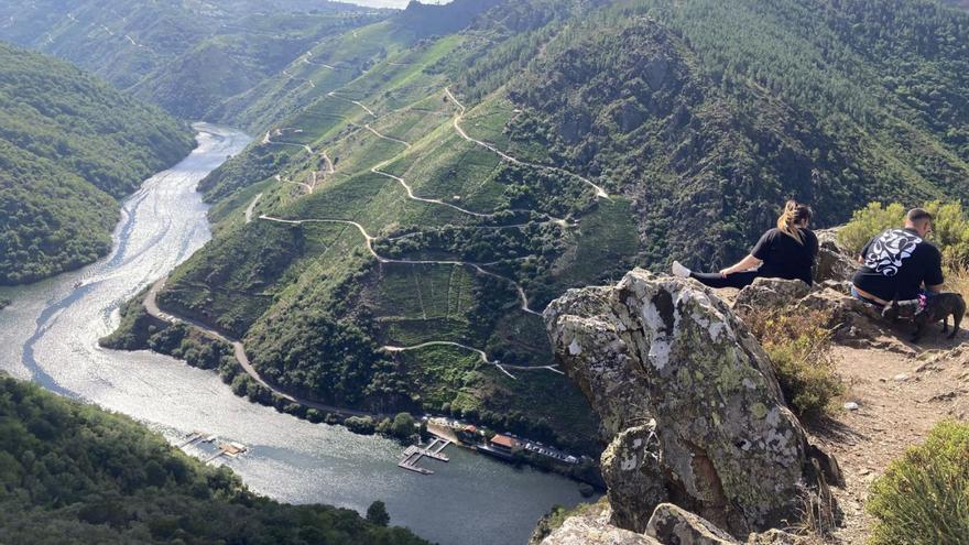 Mirador As Penas de Matacás, en los cañones del Sil, en la Ribeira Sacra. | Iñaki Osorio