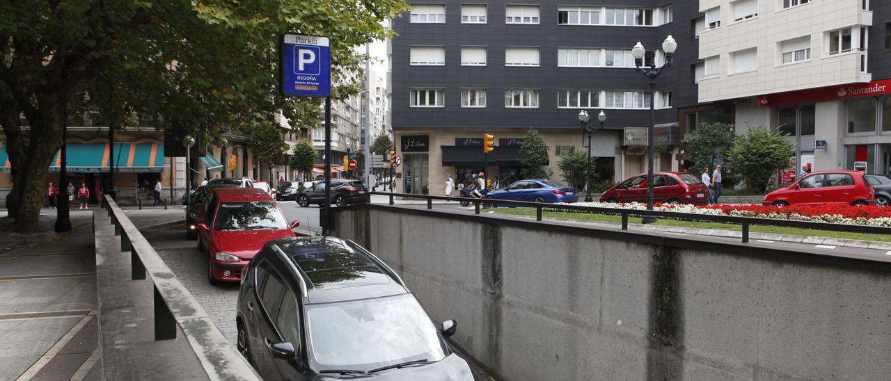 Parking en el paseo de Begoña.