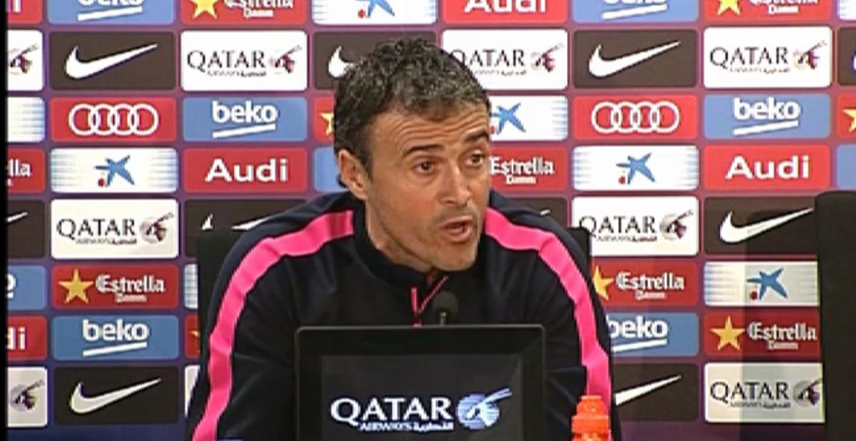 Luis Enrique espera que su equipo progrese en el 2015