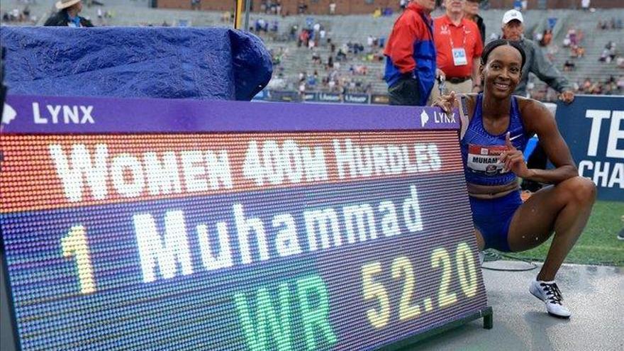 Dalilah Muhammad rompe el récord mundial de los 400 metros vallas