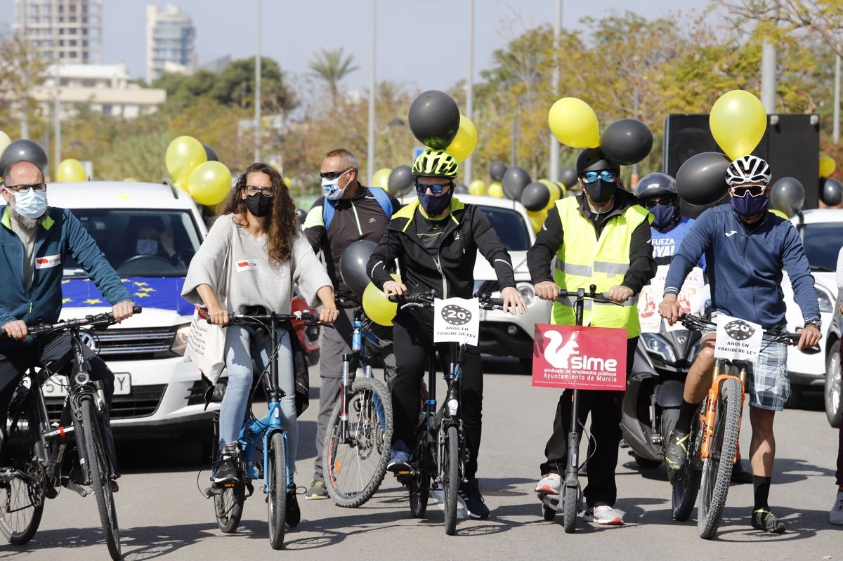 Los interinos se movilizan en Murcia contra el "abuso" de la temporalidad en la enseñanza pública