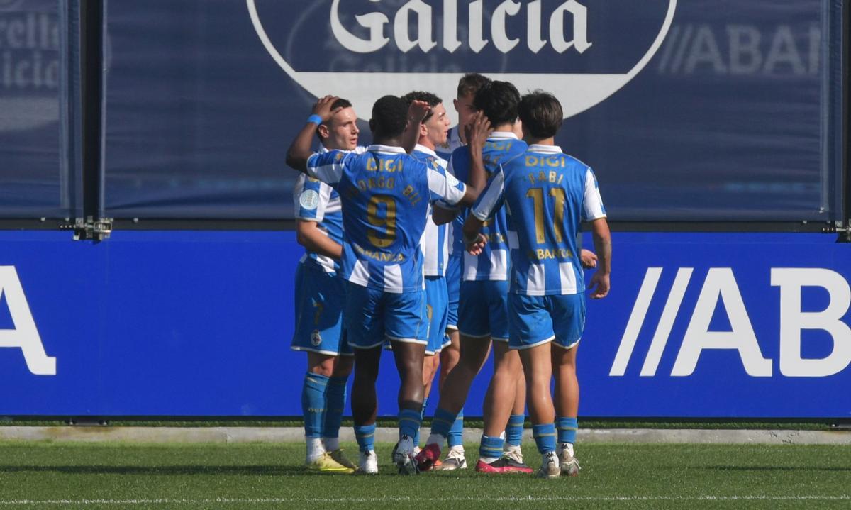 Victoria de equipo grande para el Fabril ante el Numancia (2-1)